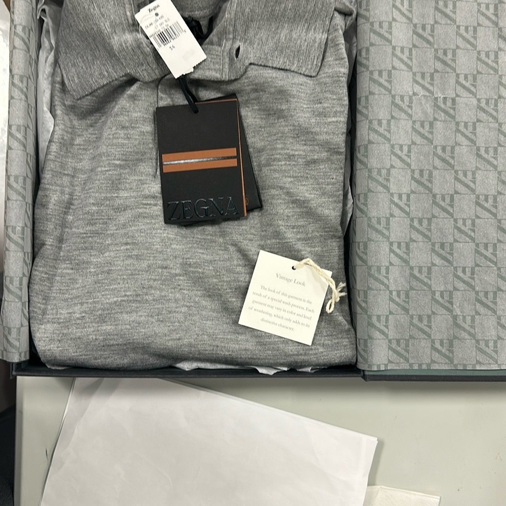 ZEGNA GREY MÉLANGE CASHSETA
POLO SHIRT